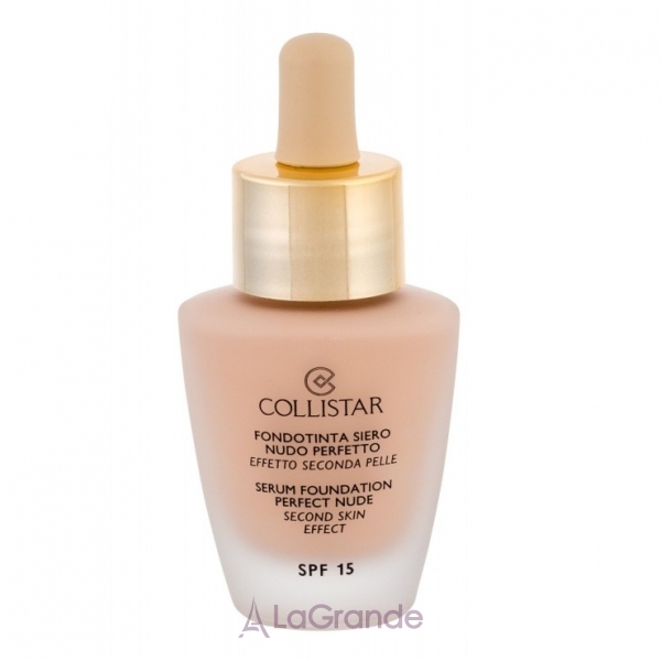 Collistar Serum Foundation Perfect Nude Second Skin Effect SPF 15