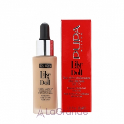 Pupa Like a Doll Perfecting Make-up Fluid Nude Look   