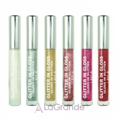 Layla Cosmetics Glitter In Gloss   