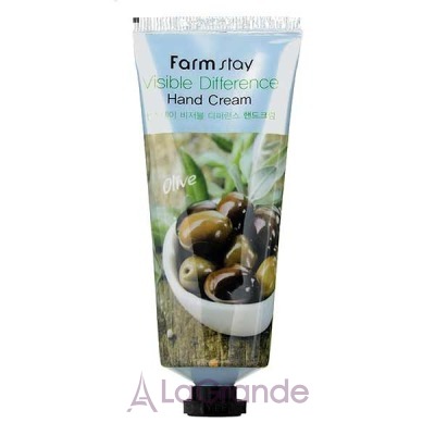 FarmStay Visible Difference Hand Cream Olive      