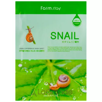 Farmstay Visible Difference Mask Sheet Snail     