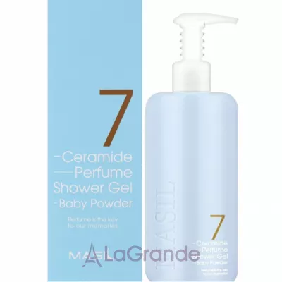 Masil 7 Ceramide Perfume Shower Gel Baby Powder       