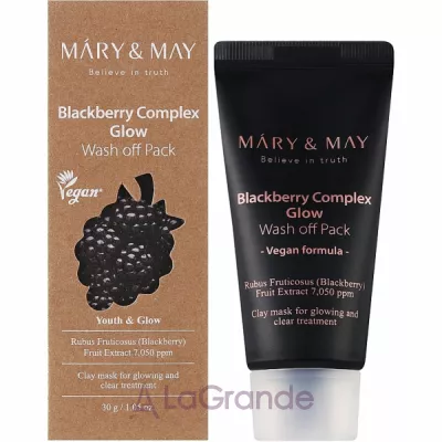 Mary & May Blackberry Complex Glow Wash Off Mask       