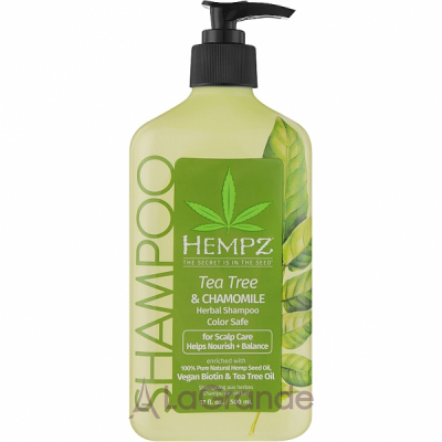 Hempz Daily Tree & Chamomile Shampoo Set With Vegan Biotin For Scalp Care    , ,       
