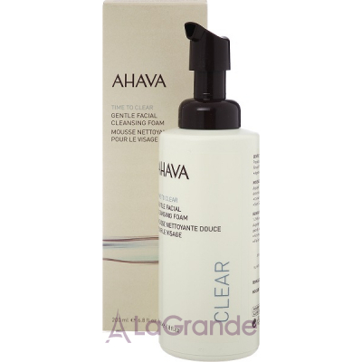 ahava gentle facial cleansing foam