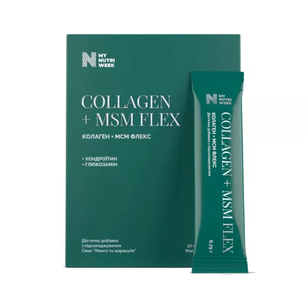 My Nutri Week Collagen + MSM Flex ĳ������ ������� �������� + MSM �����, � ���� � ������ ����� �� ������