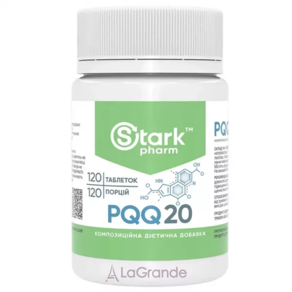 Stark Pharm PQQ 20 ����������� ������� ������������ ��� ������� ��������� ������ � ������������ 