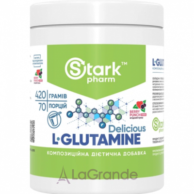 Stark Pharm L- Glutamine Delicious Powder Berry Punch ����������� ������� L-�������� � ������� 