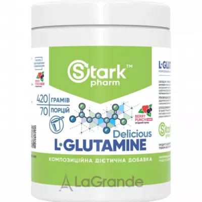 Stark Pharm L- Glutamine Delicious Powder Berry Punch ����������� ������� L-�������� � ������� 