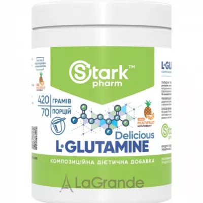 Stark Pharm L- Glutamine Delicious Powder Multi Fruit ����������� ������� L-�������� � ������� 