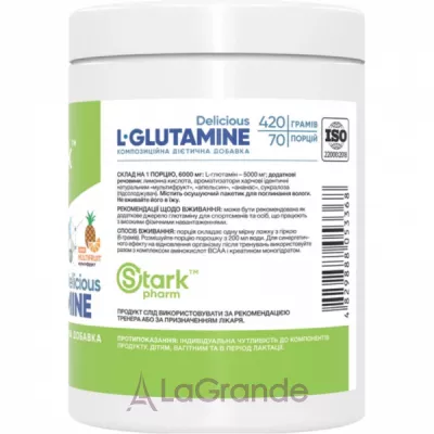 Stark Pharm L- Glutamine Delicious Powder Multi Fruit ����������� ������� L-�������� � ������� 