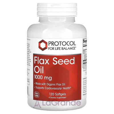 Protocol for Life Balance Flax Seed Oil 1,000 mg ĳ������ ������� ��� ������ ����� � ��������
