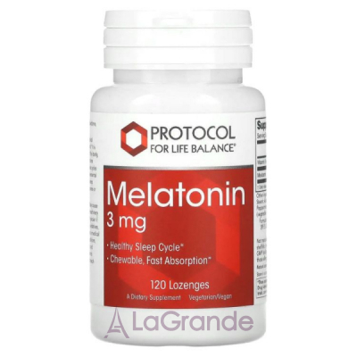 Protocol for Life Balance Melatonin 3 mg ����������� ������� ��� ��������� ��� ��������� 3 �� � ����� ��������