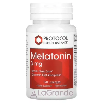 Protocol for Life Balance Melatonin 3 mg ����������� ������� ��� ��������� ��� ��������� 3 �� � ����� ��������