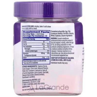 Natrol Magnesium Glycinate 100 mg ������ ������� ������ ������������ 100 �� 