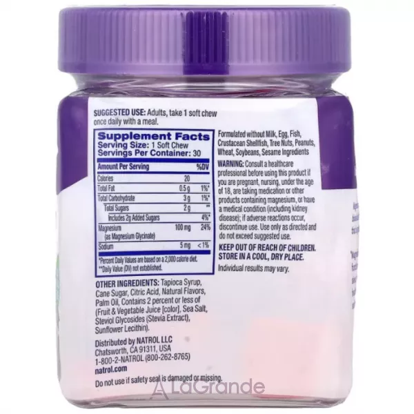 Natrol Magnesium Glycinate 100 mg ������ ������� ������ ������������ 100 �� 