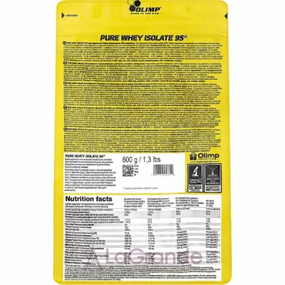 Olimp Pure Whey Isolate 95 Vanilla Ice Cream ������ �������� 