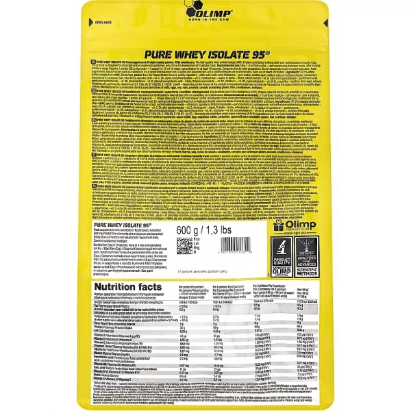 Olimp Pure Whey Isolate 95 Vanilla Ice Cream ������ �������� 