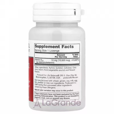 Protocol for Life Balance Methyl B12 1000 mcg ������� ������� 