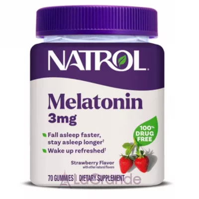 Natrol Melatonin Gummies 3 mg ĳ������ ������� 