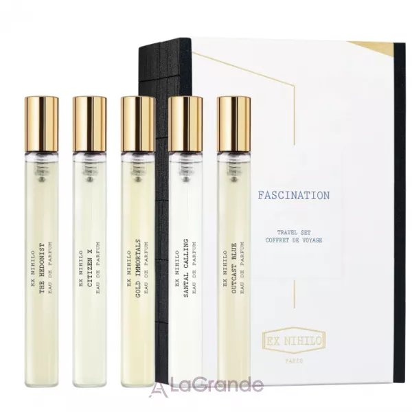 Ex Nihilo Fascination Travel Set ����� (The Hedonist 7,5�� + Citizen X 7,5�� + Gold Imortals 7,5�� + Santal Calling 7,5�� + Outcast Blue 7,5��)