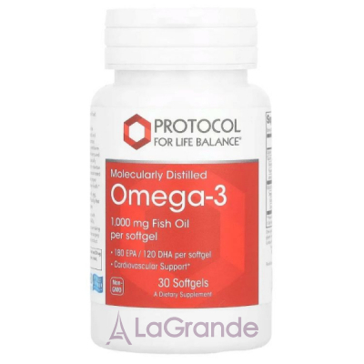 Protocol for Life Balance Omega-3 1000 mg ĳ������ ������� �����-3 � ��������