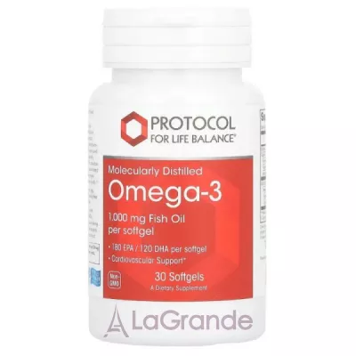 Protocol for Life Balance Omega-3 1000 mg ĳ������ ������� �����-3 � ��������