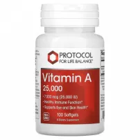 Protocol for Life Balance Vitamin A 7500 mcg ������������ ������� ������� A 7500 ��� � ��������