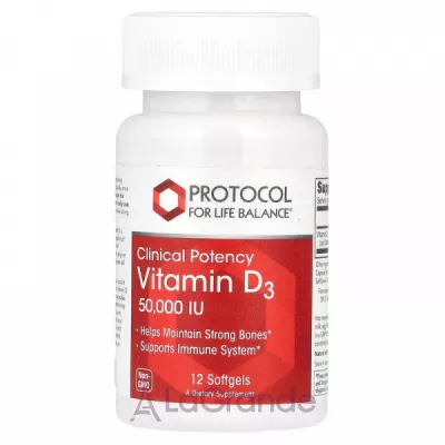 Protocol for Life Balance Vitamin D3 50,000 IU Clinical Potency 1,250 mcg ĳ������ ������� ³���� D3 ������� ���������� (50 000 ��) � ������� ��������