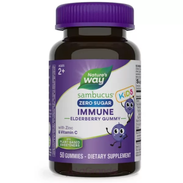 Nature's Way Sambucus Zero Sugar Kids Gummies ����������� ������� � ������� ��� ������ ��� �����