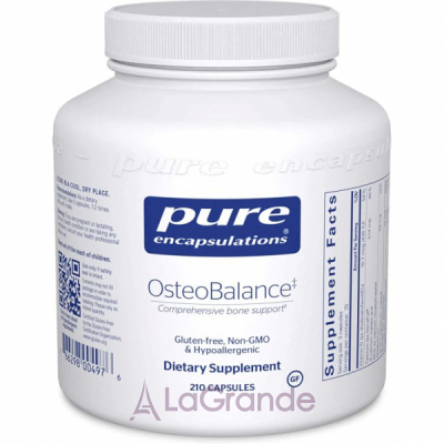Pure Encapsulations OsteoBalance ĳ������ ������� ����������� ��� ���������� ��������� ������� �� ����������� �������� ����� � ��������.
