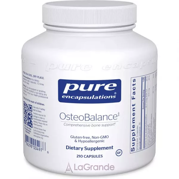 Pure Encapsulations OsteoBalance ����������� �������  ����������� ��� ��������� ��������� ������� � ��������� ������������� �������� ������ � ��������