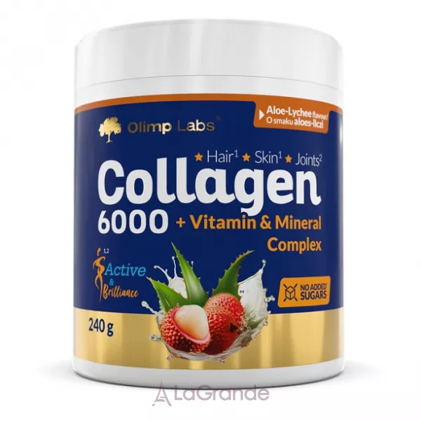 Olimp Collagen 6000 + Vitain & Mineral Complex Aloe-Lichee ������� ������� 