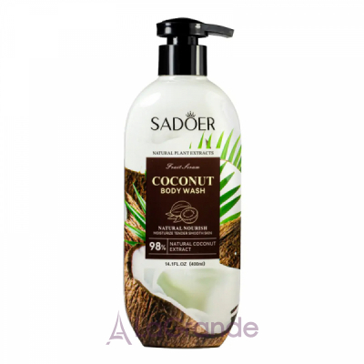 Sadoer Natural Plant Extracts Coconut Body Wash �������������� ���� ��� ���� � ���������� ������