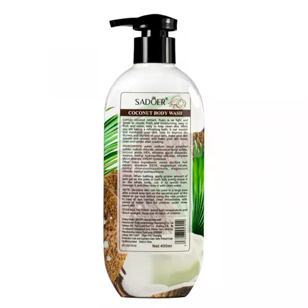 Sadoer Natural Plant Extracts Coconut Body Wash ����������� ���� ��� ���� � ���������� ������