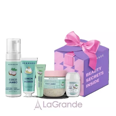 Mermade Coco Paradise Kit ������������ ���� (lip/balm/10ml + foam/150ml + scr/250ml + h/cr/29ml +h/antiseptic/29ml)