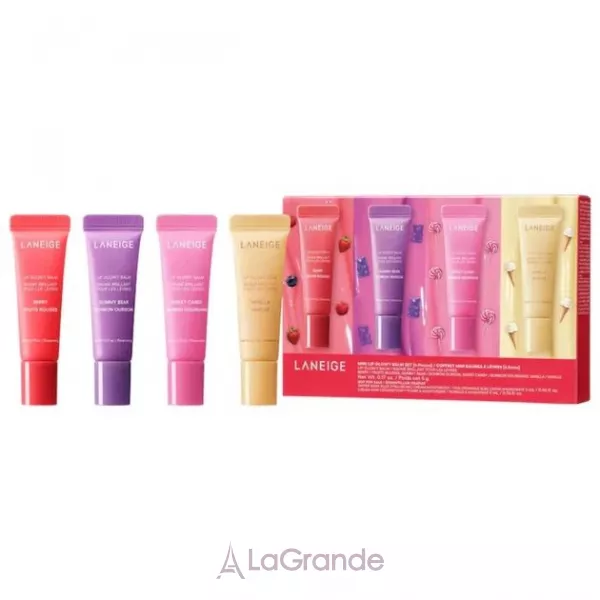 Laneige Mini Lip Glowy Balm Set ����� ��������� ��� ���  (L/Balm/5g*4)