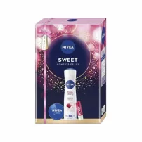 Nivea Sweet 2025 ����� (deo/150ml + lip/balm/4.8g + cr/30ml)