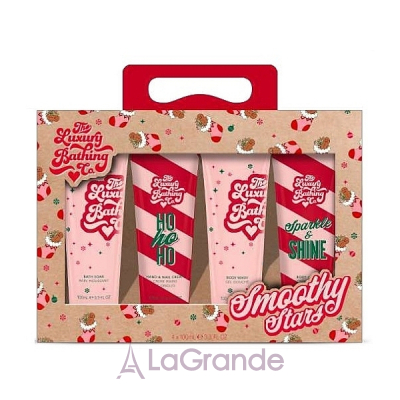 Grace Cole The Luxury Bathing Candy Canes, Cocoa & Vanilla Swirl Smoothy Stars ���� ��� ��� 