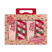 Grace Cole The Luxury Bathing Candy Canes, Cocoa & Vanilla Swirl Smoothy Stars ����� ��� ���� "�������, ����� � ��������� �����" (b/wash/100ml + b/soak/100ml + nail/cr/100 ml + b/cr/100ml)
