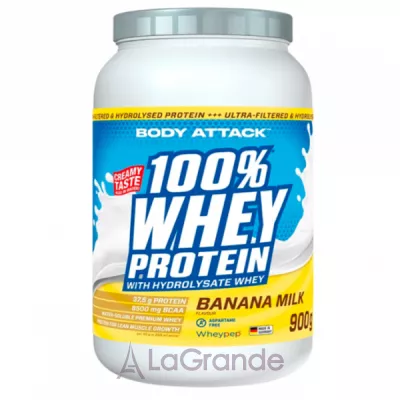 Body Attack 100% Whey Protein Banana Milk ������������ ������ 