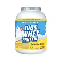 Body Attack 100% Whey Protein Banana Milk ������������ ������� "�������� ������"