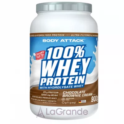 Body Attack 100% Whey Protein Chocolate Brownie ������������ ������ 
