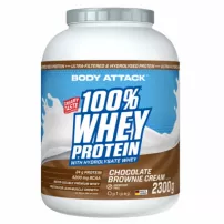 Body Attack 100% Whey Protein Chocolate Brownie ������������ ������� "���������� ������"