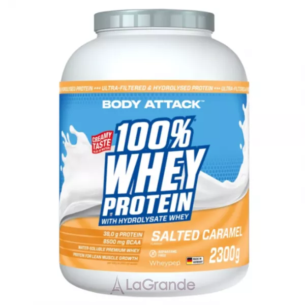 Body Attack 100% Whey Protein Salted Caramel ������������ ������ 