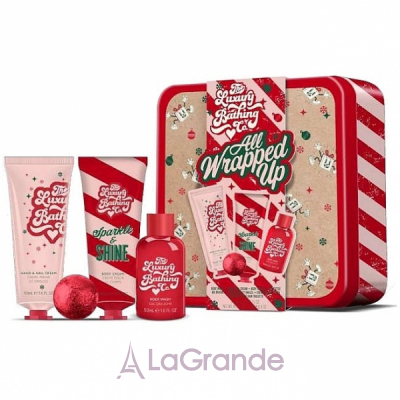 Grace Cole The Luxury Bathing Candy Canes, Cocoa & Vanilla Swirl All Wrapped Up ���� ��� ��� 