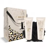 Grace Cole The Luxury Bathing Cashmere, Musk & Amber Perfect Night In ����� ��� ���� "�������, ������ � �����" (b/cr/100 ml + b/wash/100 ml + sponge)