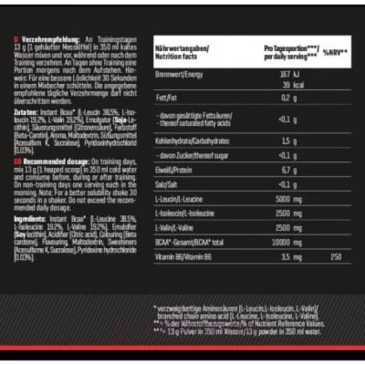 Body Attack Extreme Instant BCAA  Orange Flavour ������������ BCAA 2-1-1 