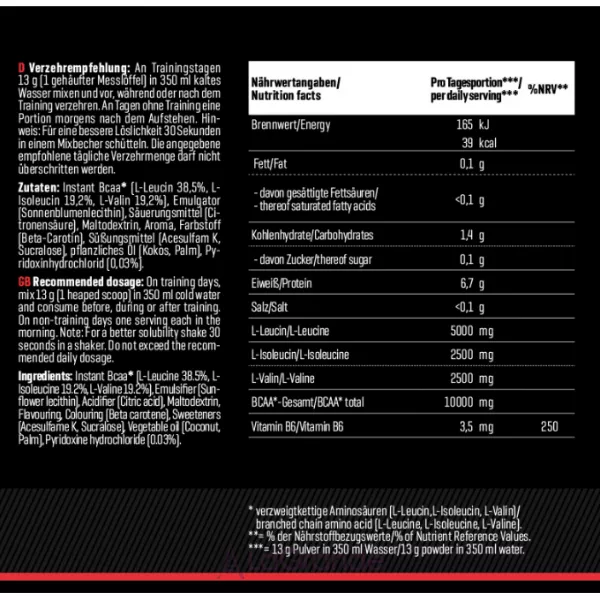 Body Attack Extreme Instant BCAA Tropical Flavour ����������� BCAA 2-1-1 