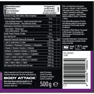 Body Attack Extreme Instant EAA Blackberry ����������� EAA 